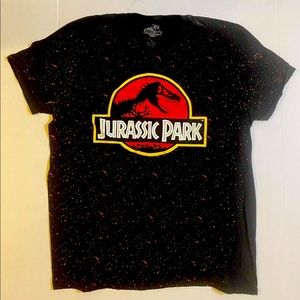 Men’s Jurassic Park Splatter T-Shirt Size XL